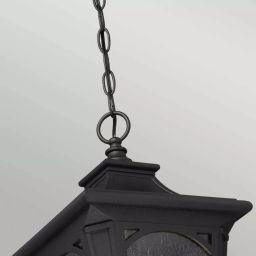 Elstead Lighting Bedford lampa wisząca 1x60 W czarna QZ-BEDFORD8-S