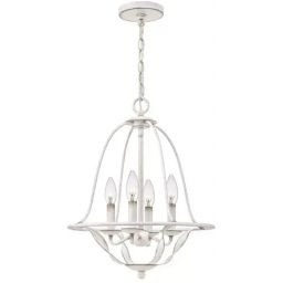 Elstead Lighting Bradbury lampa wisząca 4x40 W antyczna bie QZ-BRADBURY-4P-AWH