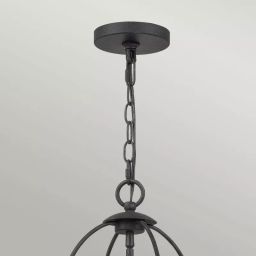 Elstead Lighting Bradbury lampa wisząca 4x40 W popielaty QZ-BRADBURY-4P-GK