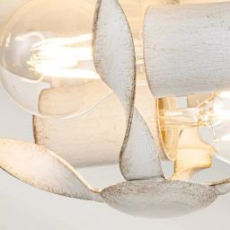 Elstead Lighting Bradbury plafon 2x60 W antyczna biel QZ-BRADBURY-F-AWH