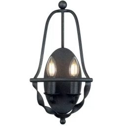 Elstead Lighting Bradbury kinkiet 2x40 W popielaty QZ-BRADBURY2-GK