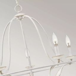 Elstead Lighting Bradbury lampa wisząca 5x40 W antyczna biel QZ-BRADBURY5-AWH