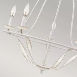 Elstead Lighting Bradbury lampa wisząca 5x40 W antyczna biel QZ-BRADBURY5-AWH
