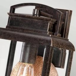 Elstead Lighting Byron kinkiet zewnętrzny 1x60 W imperialny brąz QZ-BYRON-M