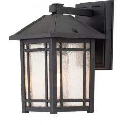 Elstead Lighting Cedar Point kinkiet zewnętrzny 1x60 W czarny QZ-CEDAR-POINT-S-BK