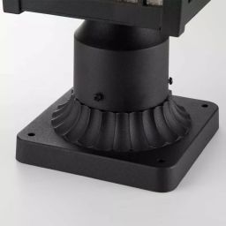 Elstead Lighting Cedar Point lampa stojąca zewnętrzna 1x60 W czarna QZ-CEDAR-POINT3-M-BK