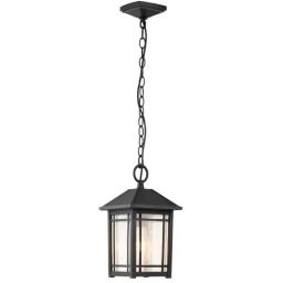 Elstead Lighting Cedar Point lampa wisząca zewnętrzna 1x60 W czarna QZ-CEDAR-POINT8-M-BK