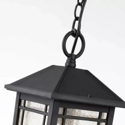 Elstead Lighting Cedar Point lampa wisząca zewnętrzna 1x60 W czarna QZ-CEDAR-POINT8-M-BK