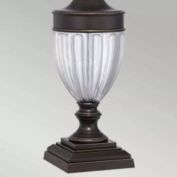 Elstead Lighting Dennison lampa stołowa 1x60 W palladiański brąz/kremowa QZ-DENNISON-PB