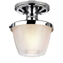 Elstead Lighting Dublin lampa podsufitowa 1x40 W polerowany chrom QZ-DUBLIN-SF-PC