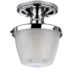 Elstead Lighting Dublin lampa podsufitowa 1x40 W polerowany chrom QZ-DUBLIN-SF-PC