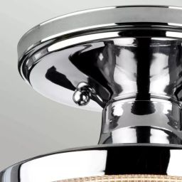 Elstead Lighting Dublin lampa podsufitowa 1x40 W polerowany chrom QZ-DUBLIN-SF-PC