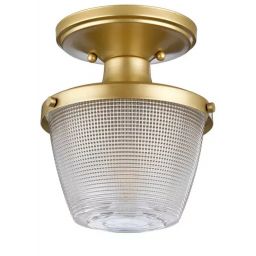 Elstead Lighting Dublin lampa podsufitowa 1x40 W mosiądz QZ-DUBLIN-SF-PNBR