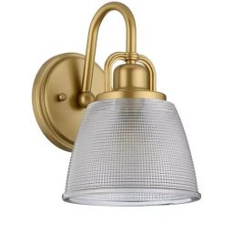 Elstead Lighting Dublin kinkiet 1x3 W mosiądz QZ-DUBLIN1-PNBR