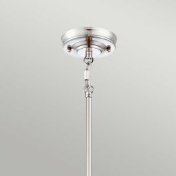 Elstead Lighting Emery lampa wisząca 1x60 W imperialne srebro QZ-EMERY-P-M-IS