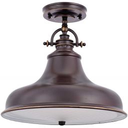 Elstead Lighting Emery lampa wisząca 1x60 W brąz palladiański QZ-EMERY-P-M-PN