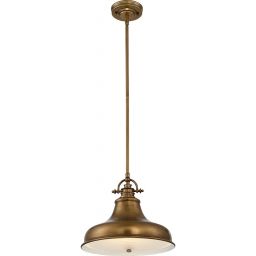 Elstead Lighting Emery lampa wisząca 1x60 W postarzany mosiądz QZ-EMERY-P-M-WS