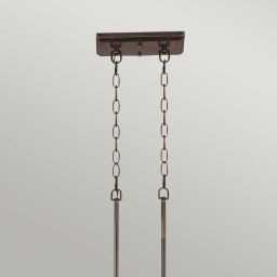 Elstead Lighting Emery lampa wisząca 3x60 W brąz palladiański QZ-EMERY3P-PN