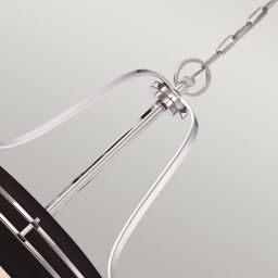 Elstead Lighting Gotham lampa wisząca 4x60 W imperialne srebro QZ-GOTHAM-P