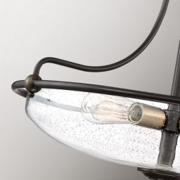 Elstead Lighting Griffin lampa podsufitowa 3x60 W postarzany mosiądz-brąz palladiański QZ-GRIFFIN-SFM-C-PNAB