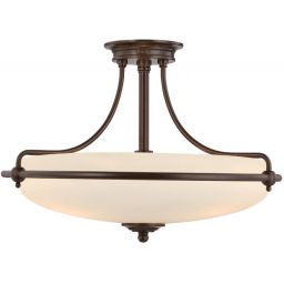 Elstead Lighting Griffin lampa podsufitowa 4x60 W brąz palladiański QZ-GRIFFIN-SFM-PN