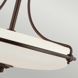 Elstead Lighting Griffin lampa podsufitowa 4x60 W brąz palladiański QZ-GRIFFIN-SFM-PN