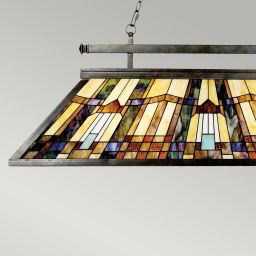 Elstead Lighting Inglenook lampa wisząca 3x60 W ciemny brąz QZ-INGLENOOK-ISLE