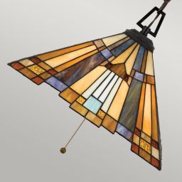 Elstead Lighting Inglenook lampa wisząca 3x60 W ciemny brąz QZ-INGLENOOK-P-A