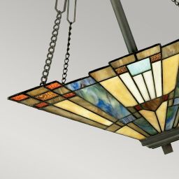 Elstead Lighting Inglenook lampa wisząca 3x60 W ciemny brąz QZ-INGLENOOK-P-B