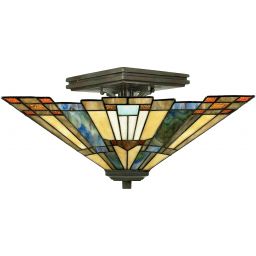 Elstead Lighting Inglenook lampa podsufitowa 2x60 W ciemny brąz QZ-INGLENOOK-SF