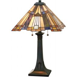 Elstead Lighting Inglenook lampa stołowa 2x60 W ciemny brąz QZ-INGLENOOK-TL