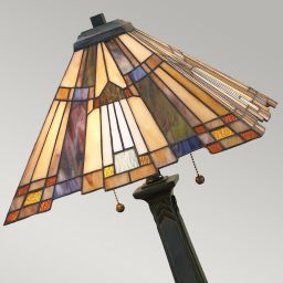 Elstead Lighting Inglenook lampa stołowa 2x60 W ciemny brąz QZ-INGLENOOK-TL