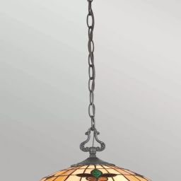 Elstead Lighting Kami lampa wisząca 3x60 W vintage brąz QZ-KAMI-P