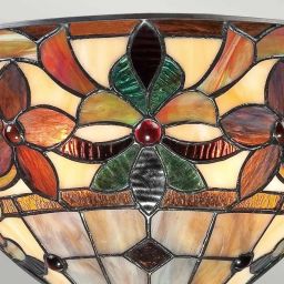 Elstead Lighting Kami kinkiet 2x60 W vintage brąz QZ-KAMI-WU