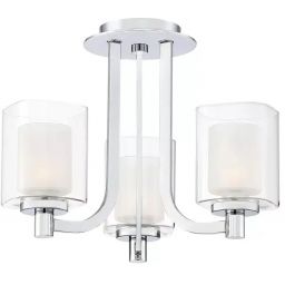 Elstead Lighting Kolt lampa podsufitowa 3x3 W polerowany chrom QZ-KOLT-SF-PC-BATH