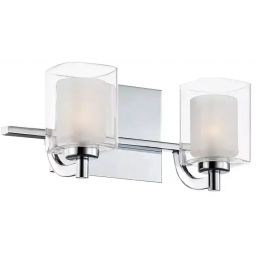 Elstead Lighting Kolt kinkiet 2x3 W polerowany chrom QZ-KOLT2-PC-BATH