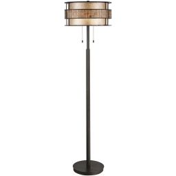 Elstead Lighting Laguna lampa stojąca 2x60 W renesansowa miedź/karmelowy QZ-LAGUNA-FL-A
