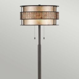 Elstead Lighting Laguna lampa stojąca 2x60 W renesansowa miedź/karmelowy QZ-LAGUNA-FL-A