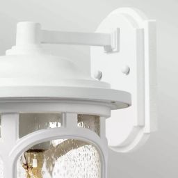 Elstead Lighting Marblehead kinkiet zewnętrzny 1x60 W biały QZ-MARBLEHEAD-M-WHT