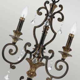 Elstead Lighting Marquette lampa wisząca 3x60 W postarzany brąz QZ-MARQUETTE3