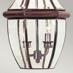 Elstead Lighting Newbury lampa wisząca 2x60 W lakierowana postarzana miedź QZ-NEWBURY8-L-AC