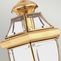 Elstead Lighting Newbury lampa wisząca 1x60 W lakierowany polerowany mosiądz QZ-NEWBURY8-M-PB