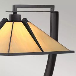 Elstead Lighting Pomeroy lampa stołowa 1x60 W brązowa QZ-POMEROY-TL