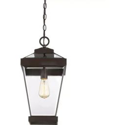 Elstead Lighting Ravine lampa wisząca 1x60 W brązowa QZ-RAVINE8-M