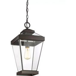 Elstead Lighting Ravine lampa wisząca 1x60 W brązowa QZ-RAVINE8-M