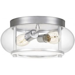 Elstead Lighting Trilogy plafon 2x40 W polerowany chrom QZ-TRILOGY-F-S-BATH