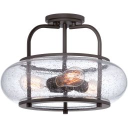 Elstead Lighting Trilogy lampa podsufitowa 3x60 W stary brąz QZ-TRILOGY-SF-M