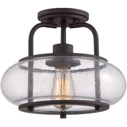 Elstead Lighting Trilogy lampa podsufitowa 1x60 W stary brąz QZ-TRILOGY-SF-S