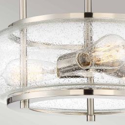 Elstead Lighting Trilogy lampa podsufitowa 3x60 W szczotkowany  nikiel QZ-TRILOGY-SFM-BN