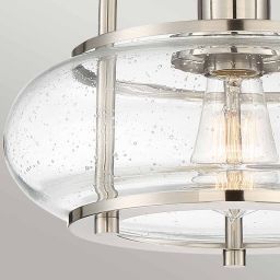 Elstead Lighting Trilogy lampa podsufitowa 1x60 W szczotkowany nikiel QZ-TRILOGY-SFS-BN